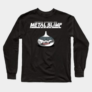 Metal Slime Solid - White Long Sleeve T-Shirt